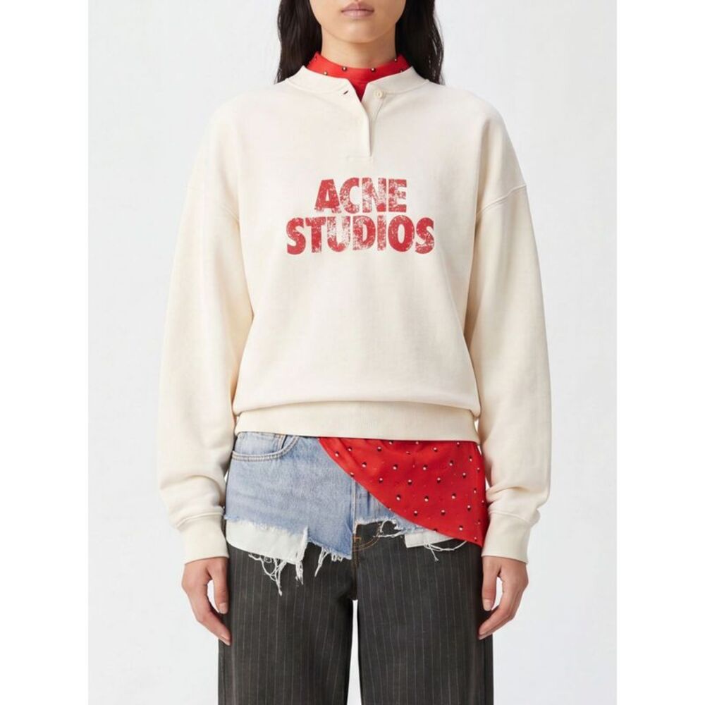 Acne Studios Sweatshirt Woman Beige